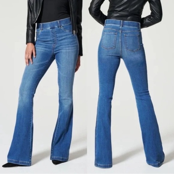 SPANX Everywhere Flare Jeans Pull-On Style Size 2X - Picture 1 of 10